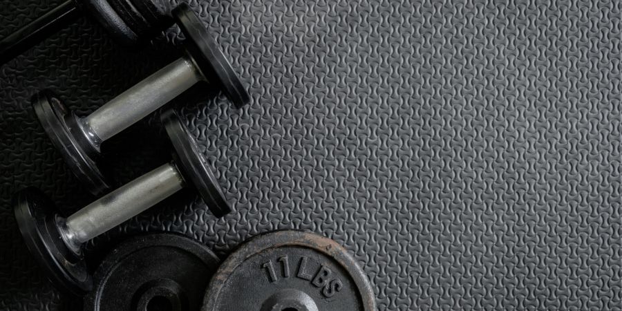 Exercise Weights Iron Dumbbell With Extra Plates